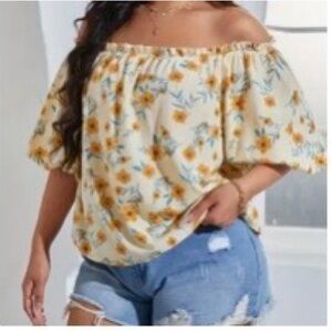 Floral Off-Shoulder Top